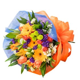 Hermoso Bouquet de flores exoticas colorido y bonito