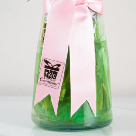 Arreglo de variedad de flores tropicales en jarrón de vidrio, flores para regalar, flores en bogotá, jarrón de flores para regalar, flores tropicales en bogotà