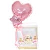 regalo para bebe con peluche de osito rosa