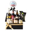 Caja con cervezas y frutos secos para hombre con globo