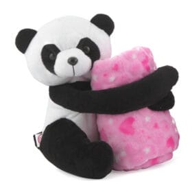 Muñeco de peluche con cobija para bebe