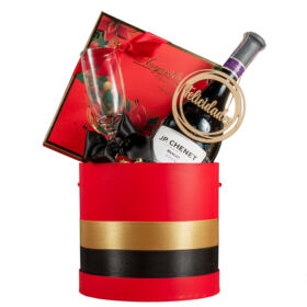 Regalo especial, detalle gourmet, detalle con vino espumoso y chocolates, vino JP chenet con chocolates, trufas gourmet nayarith acompañado por copa de vidrio, brindis regalo a domicilio en bogotá