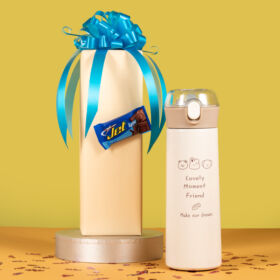 Regalo para niños, día del niño, regalos para el día del niño, detalle sorpresa para niños, termo y chocolatina para niños