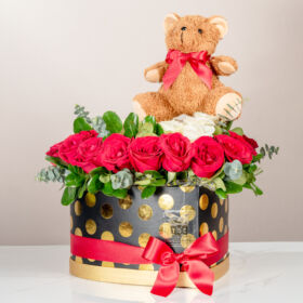 Arreglo de rosas rosas, rosas para mamá, rosas para dama, rosas para mujer, regalo de rosas rojas, regalo con osito de peluche para mamá, regalo de aniversario, rosas de aniversario, regalo con amor de rosas para mujer, día de la madre 2024, rosas para mamá, rosas día de la madre.