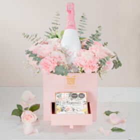Arreglo de rosas rosas, Vino espumoso para celebrar, regalo por celebración, truffas gourmet Nayarith, chocolates y rosas para mamá rosas para mamá, rosas para dama, rosas para mujer, regalo de rosas rosadas, regalo de aniversario, rosas de aniversario, regalo con amor de rosas para mujer, día de la madre 2024, rosas para mamá, rosas día de la madre.
