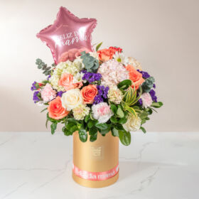 Arreglo de rosas rosas, Globo personalizado para mamá, rosas para mamá, rosas para dama, rosas para mujer, regalo de rosas rosadas, regalo de aniversario, rosas de aniversario, regalo con amor de rosas para mujer, día de la madre 2024, rosas para mamá, rosas día de la madre.