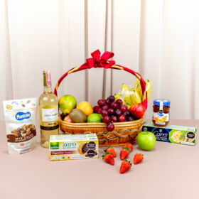 canasta de frutas, arreglo frutal, regalo saludable, canasta frutal, arreglos frutales, detalles con frutas, dilo con frutas, ancheta con frutas, ancheta frutal, ancheta gourmet de frutas, regalos en bogotá, frutas en bogotá, arreglos frutales en bogotá, regalos a domicilio en bogotá, vino blanco para compartir, frutas y licores, frutas y vino con snaks saludables