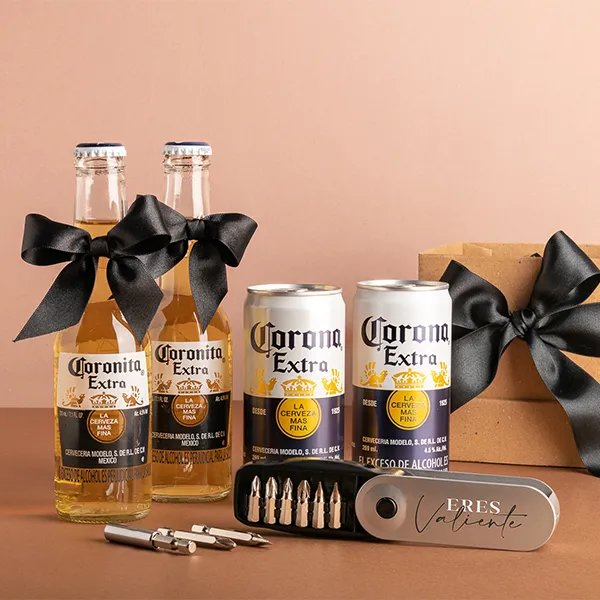 regalo cervecero para papá, cervezas corona y herramientero portátil, cervezas para regalar, regalos día del padre, regalos para hombre, regalos para caballero, regalos únicos para hombre, detalles personalizados, celebra el día del padre, regalos a domicilio en bogotá, regalos personalizados para papá, día del padre 2025, papá moderno